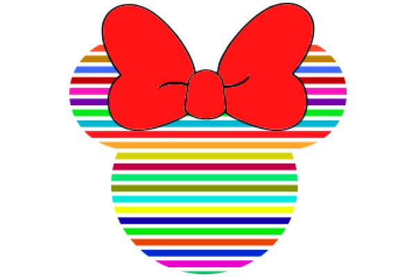 Vibrant Colors and a Red Heart: A Playful and Colorful Design