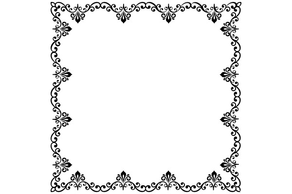 Classic Ornate Vintage Frame with Flourishes