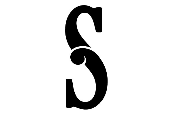 Bold Black Letter S