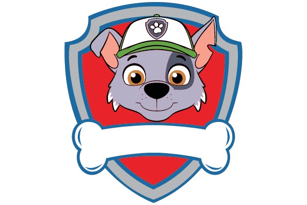 Guardian Pup Emblem: The Friendly Canine Badge