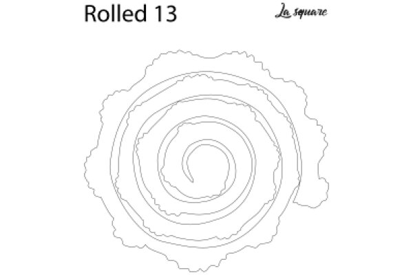 La Square Rolled 13: ARolled Paper Art