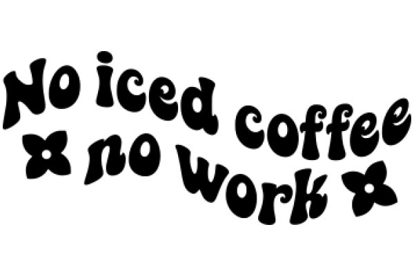 No Iced Coffee X No Work: A Playful Take on the Modern Work-Life Balance