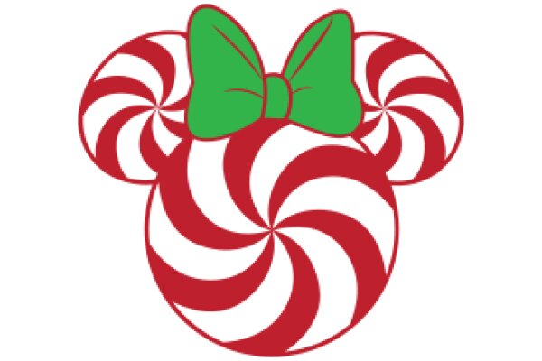 Candy Cane Minnie Mouse Ears