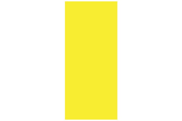Bright Yellow Square on a White Background