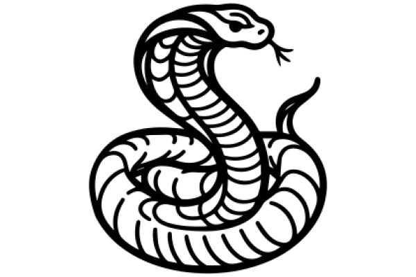 Stylized Snake Logo in