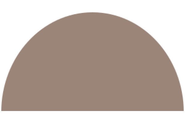 A Solid Brown Oval Shape