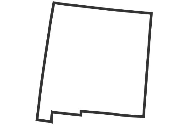 New Mexico Outline Map