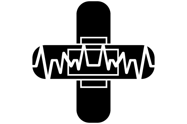 Symmetrical Geometric Cross Pattern