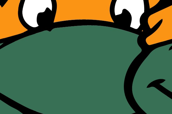 Smiling Ninja Turtle Clip Art