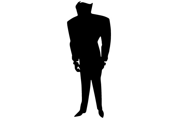 Silhouette of a Standing Person