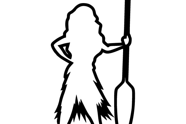 Hula Dancer with Paddle