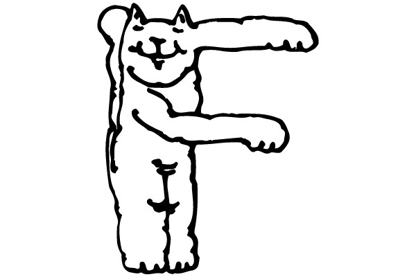 Funny Cat Pose