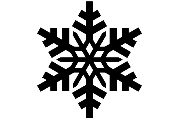 Symmetrical Snowflake Design