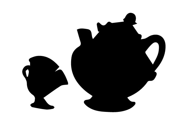 Tea Time Silhouettes