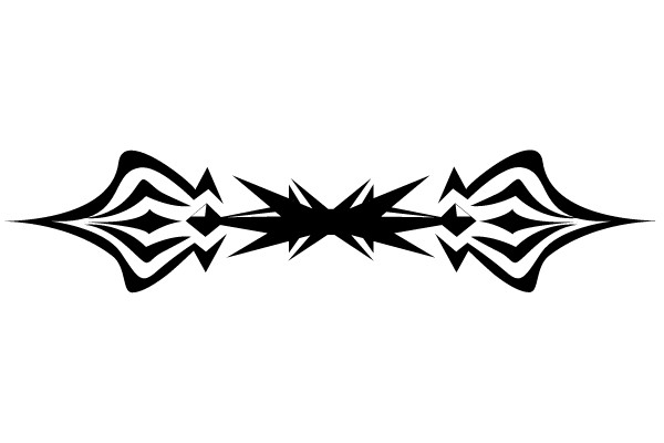 Symmetrical Floral Ornament Design