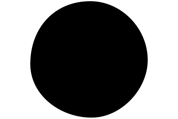 A Solid Black Circle