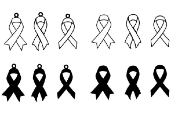 A Collection of Ribbon Symbols for Awareness