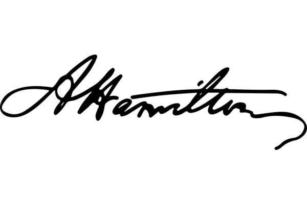 Autograph of an Artist: A Signature in Black Ink