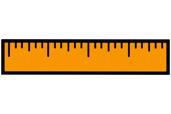 A Vivid Orange Ruler