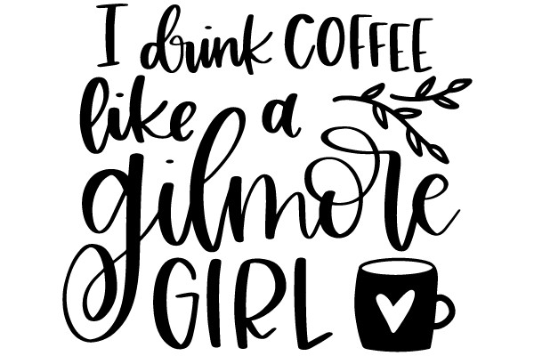 I drink COFFEE like a GILMORE GIRL