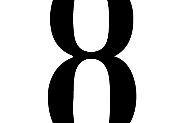 Bold Number Eight