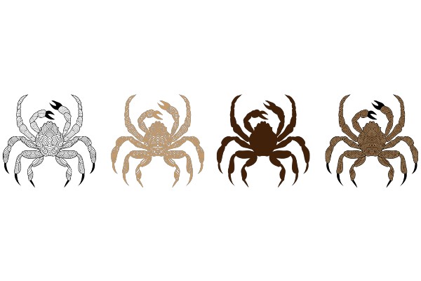A Comparative Study of Three Stylized Spider Designs