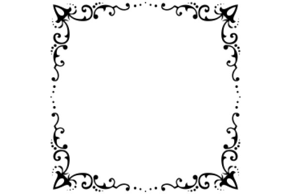 Elegant Border with Floral Design