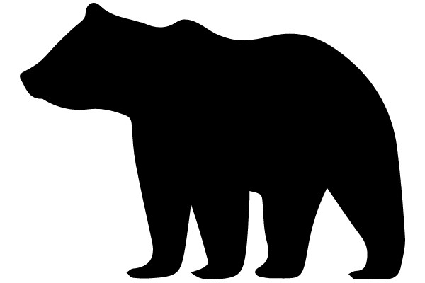 Black Bear Silhouette