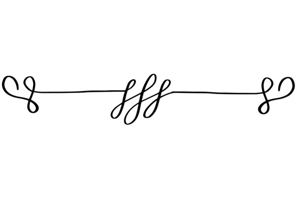 Simplicity in Design: A Illustration of the Word 'Sssf' with a Curved Line