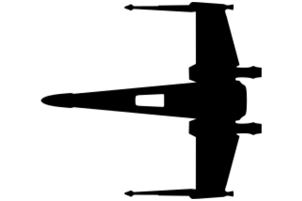Silhouette of a Tie Fighter