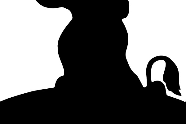 Silhouette of a Poodle