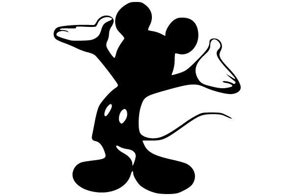 Mickey Mouse in a Dance Pose