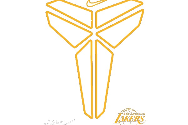Kobe Bryant Lakers Tribute Logo