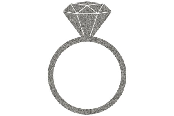 A Diamond Ring with a Textured Background