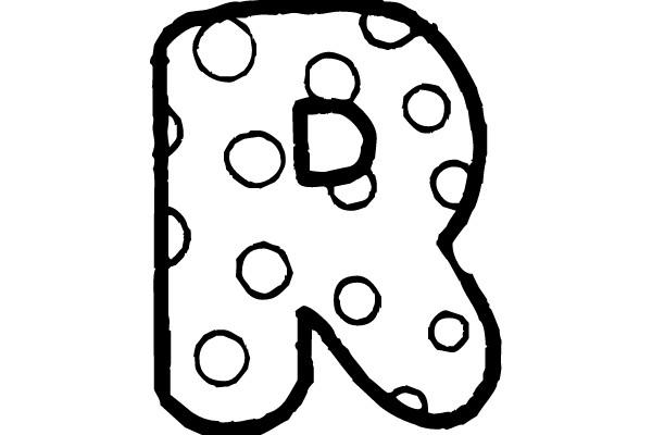 Spotted Letter R