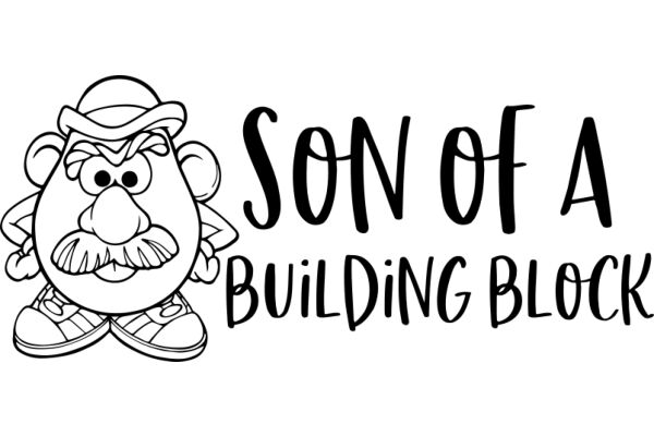 Son of a Building Block: A Cartoon Character's Journey in Construction