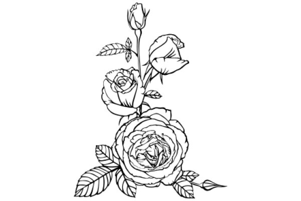 A Rose with a Twist: An Artistic Illustration
