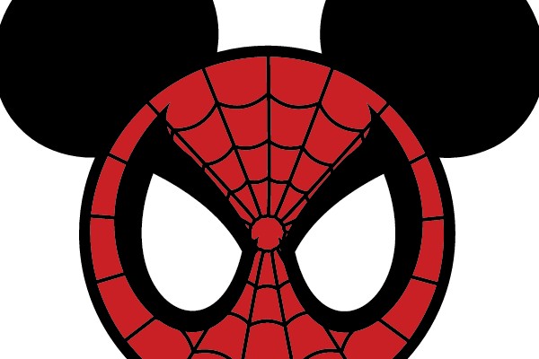 Spider-Mouse Mashup: A Fusion of Spider-Man and Mickey Mouse