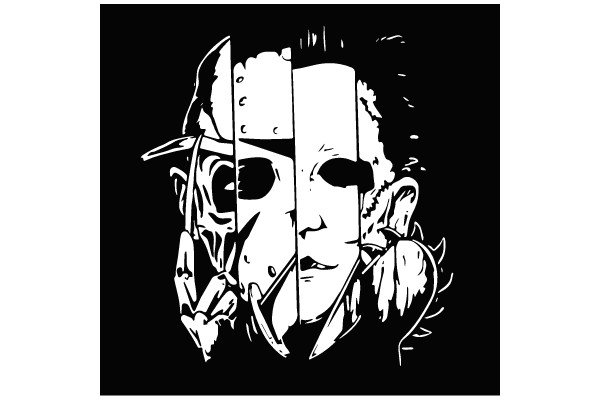 Monochromatic Masked Maniac: A Graphic Representation of Horror