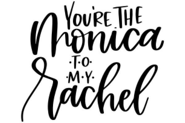 A Heartfelt Message: 'You're the Monica to My Rachel'