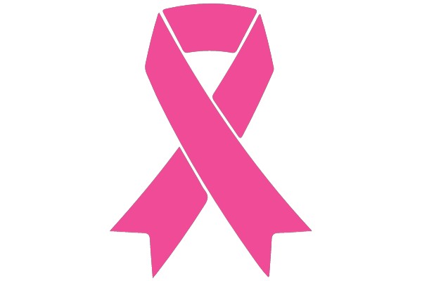 Pink Ribbon Symbolizing Breast Cancer Awareness