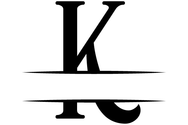 Black Letter K Logo
