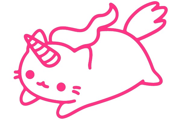 Enchanted Cat-unicorn: Pink Love