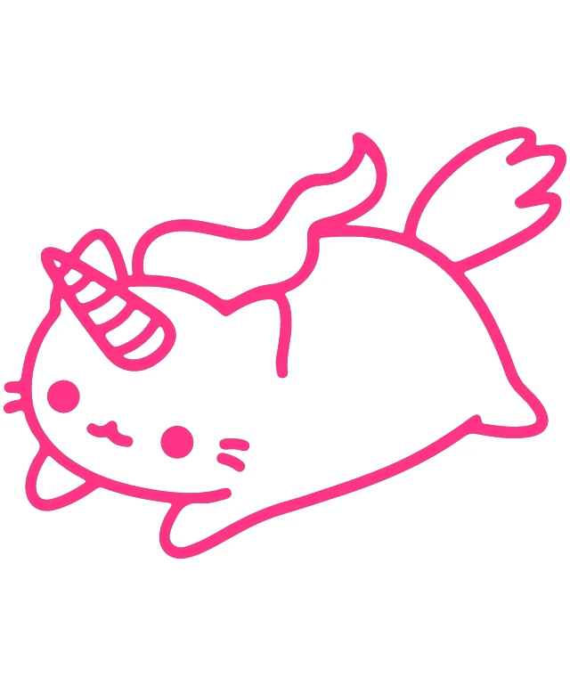 Enchanted Cat-unicorn: Pink Love
