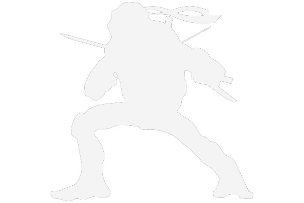 Dynamic Ninja Turtle Silhouette