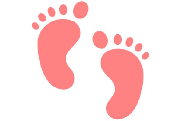 Simplistic Pink Footprint Logo