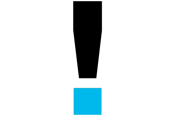 Black and Blue Abstract