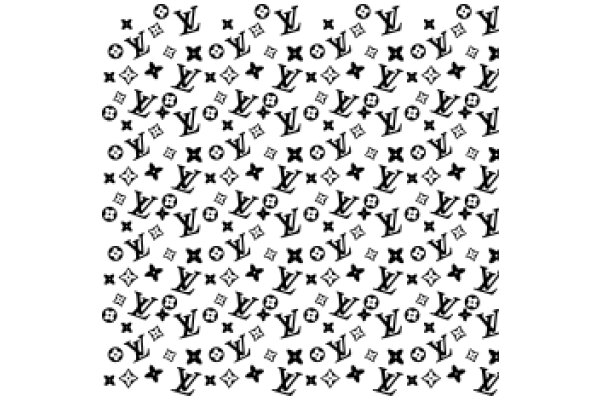 Elegant Pattern of Louis Vuitton Logos