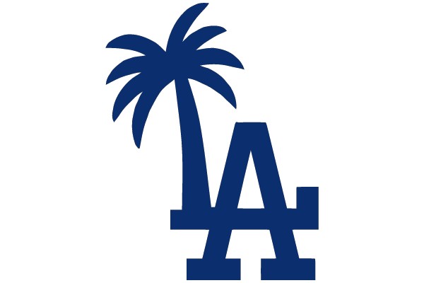 LA Dodgers Logo with Palm Tree
