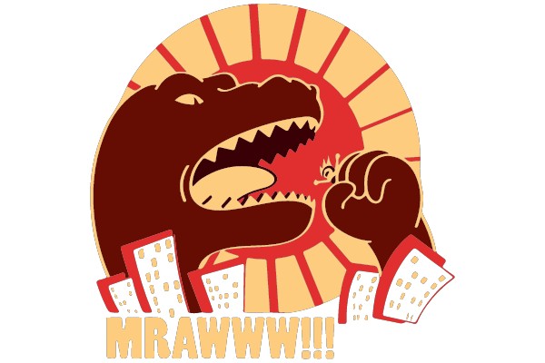 City Clash: The Roar of the T-Rex